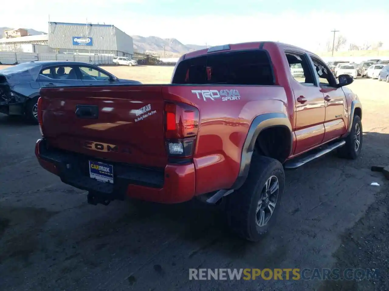 4 Photograph of a damaged car 3TMCZ5AN0KM218580 TOYOTA TACOMA 2019