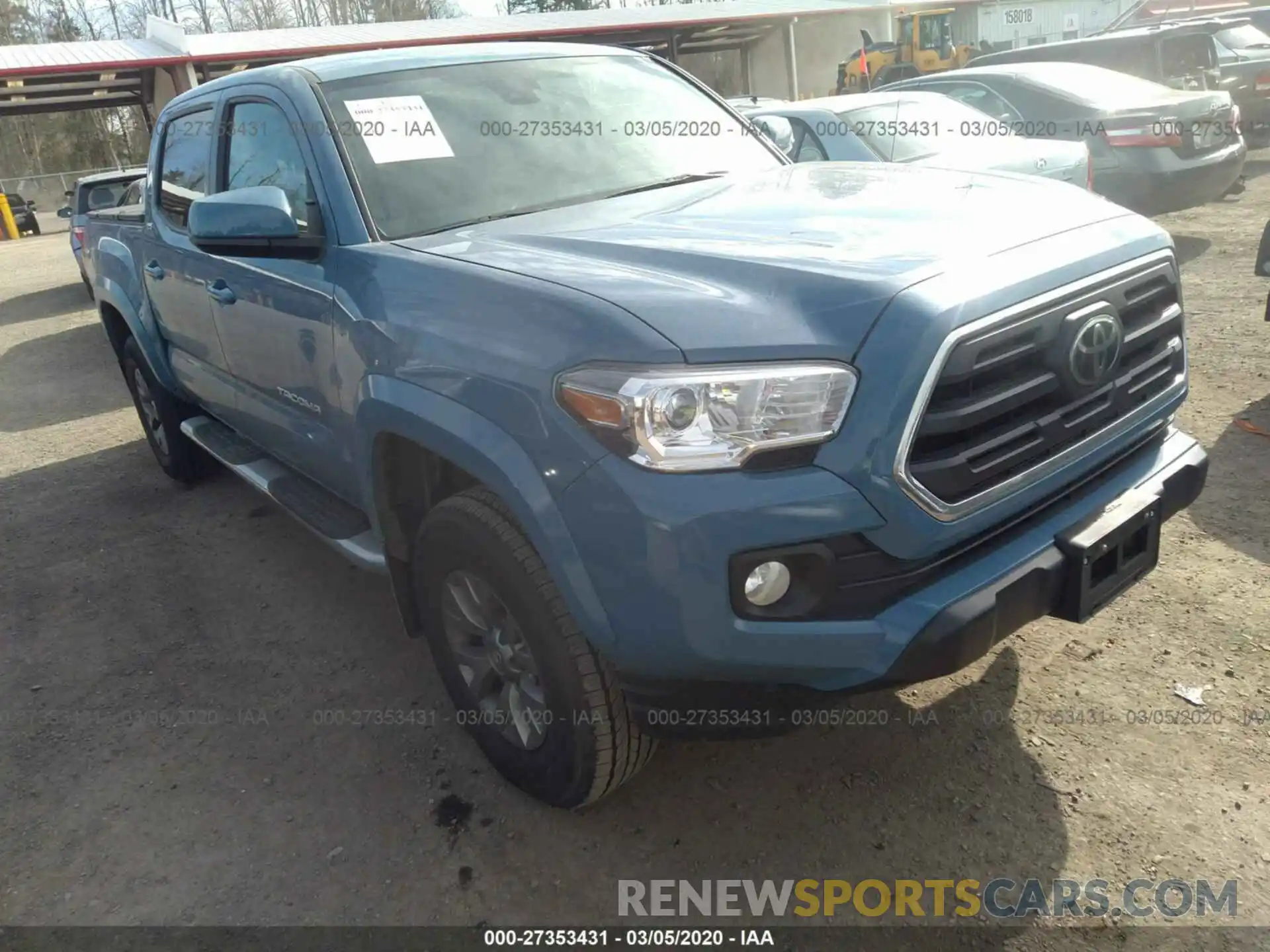 1 Photograph of a damaged car 3TMCZ5AN0KM219048 TOYOTA TACOMA 2019