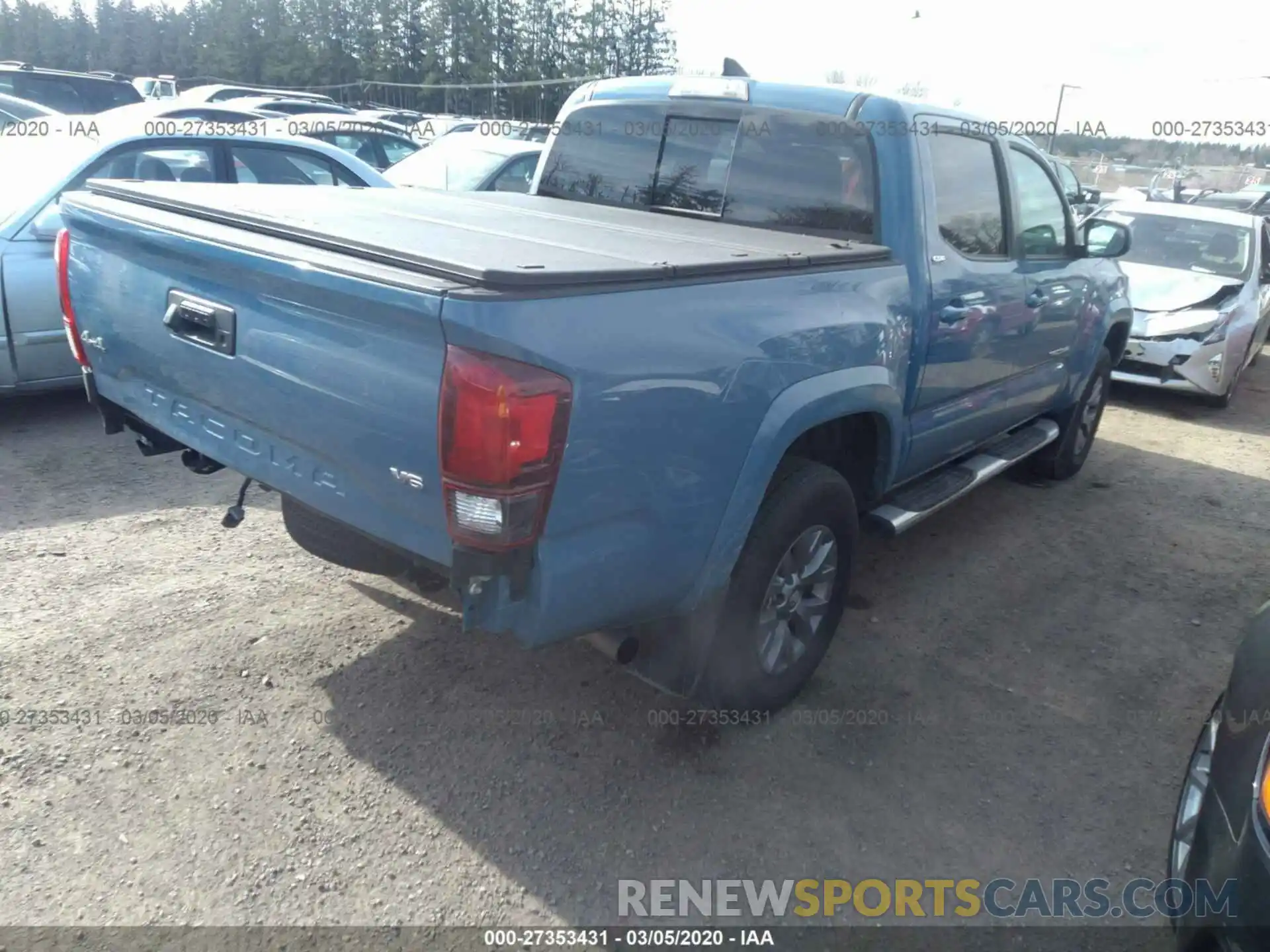 4 Photograph of a damaged car 3TMCZ5AN0KM219048 TOYOTA TACOMA 2019