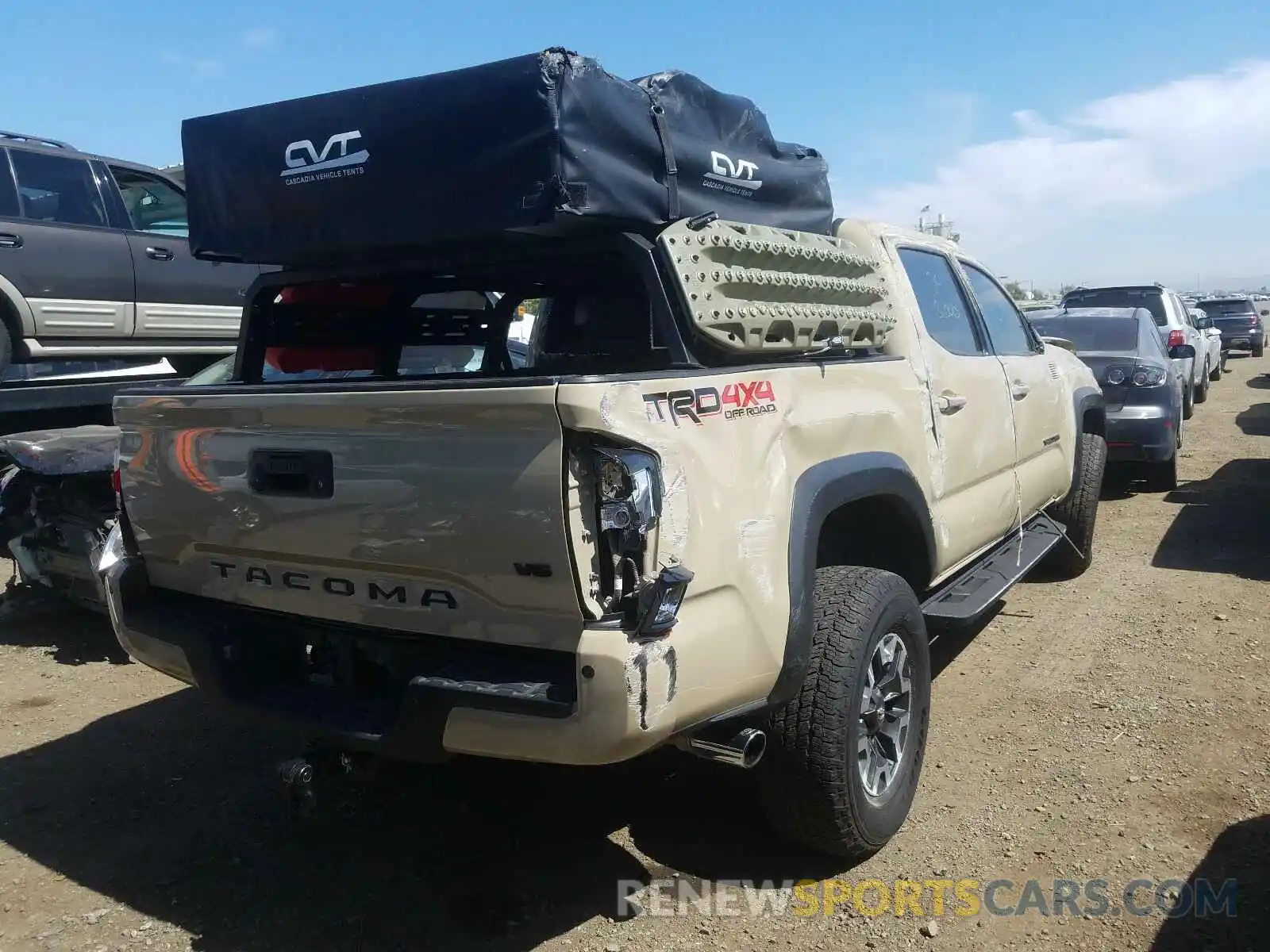 4 Photograph of a damaged car 3TMCZ5AN0KM220832 TOYOTA TACOMA 2019