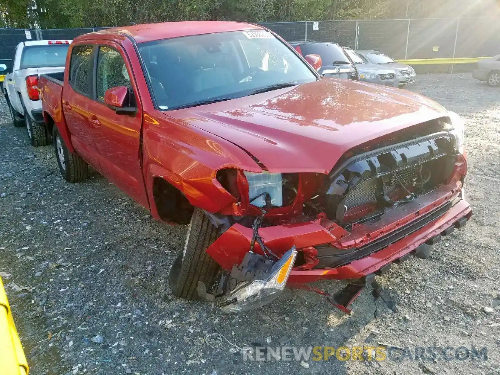 1 Photograph of a damaged car 3TMCZ5AN0KM220863 TOYOTA TACOMA 2019