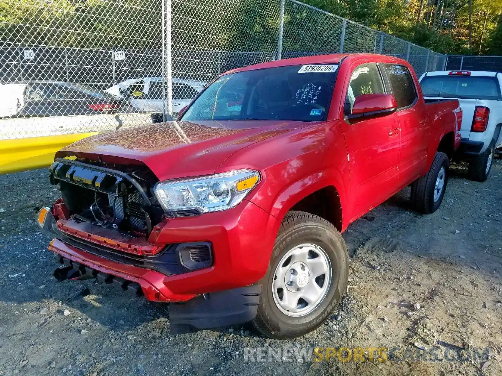 2 Photograph of a damaged car 3TMCZ5AN0KM220863 TOYOTA TACOMA 2019