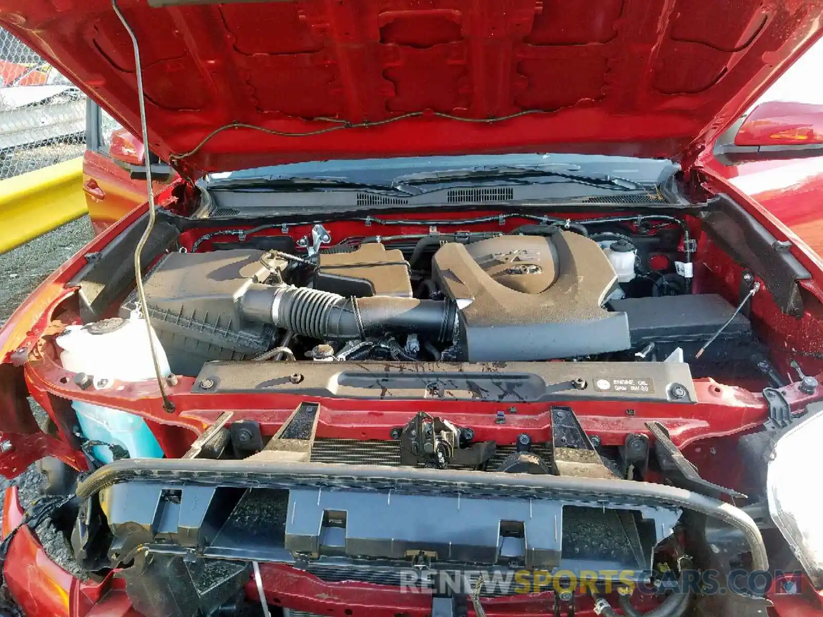 7 Photograph of a damaged car 3TMCZ5AN0KM220863 TOYOTA TACOMA 2019