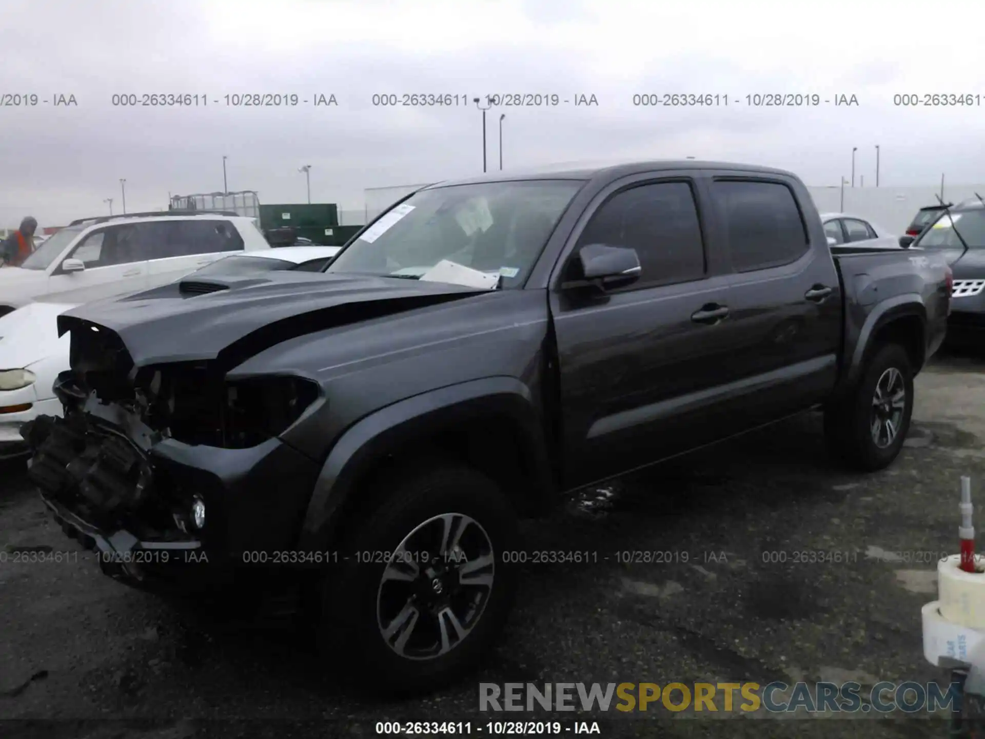 2 Photograph of a damaged car 3TMCZ5AN0KM221091 TOYOTA TACOMA 2019