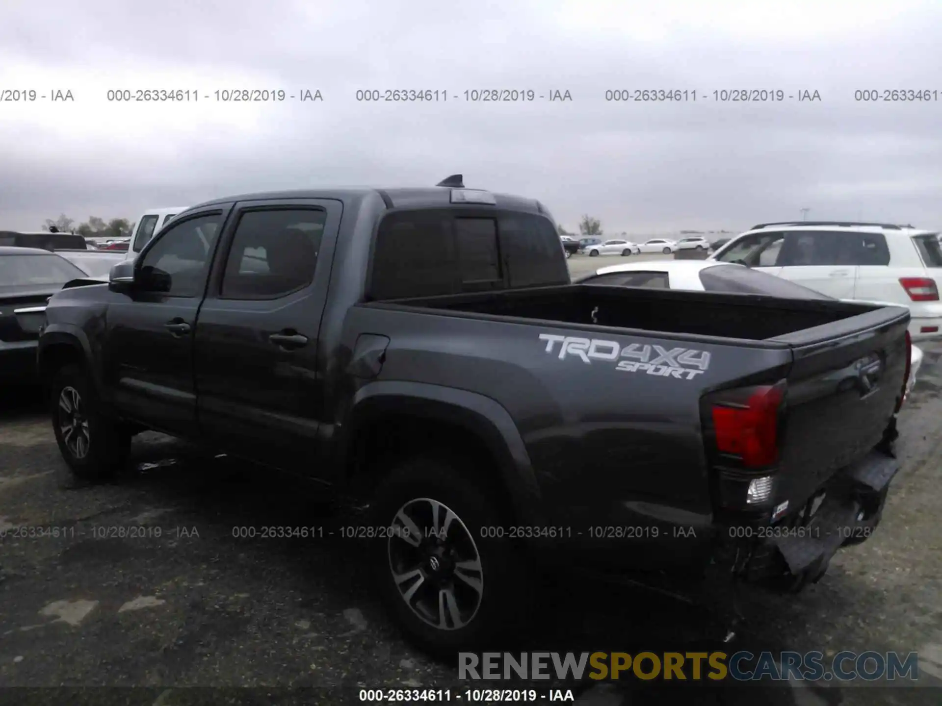 3 Photograph of a damaged car 3TMCZ5AN0KM221091 TOYOTA TACOMA 2019