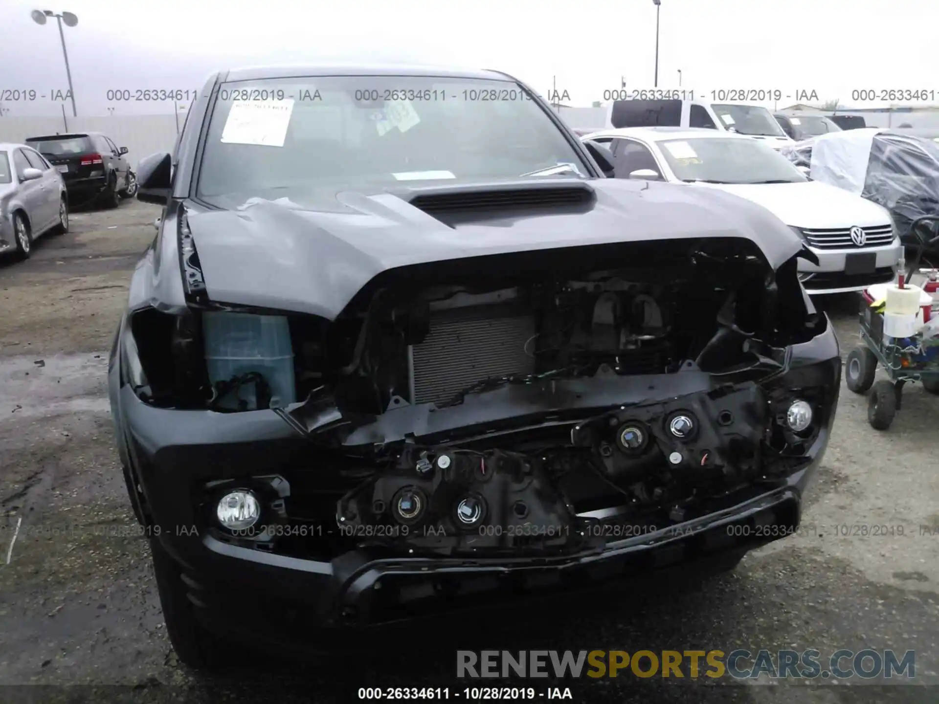 6 Photograph of a damaged car 3TMCZ5AN0KM221091 TOYOTA TACOMA 2019