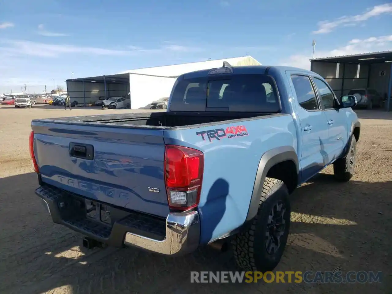 4 Photograph of a damaged car 3TMCZ5AN0KM224167 TOYOTA TACOMA 2019