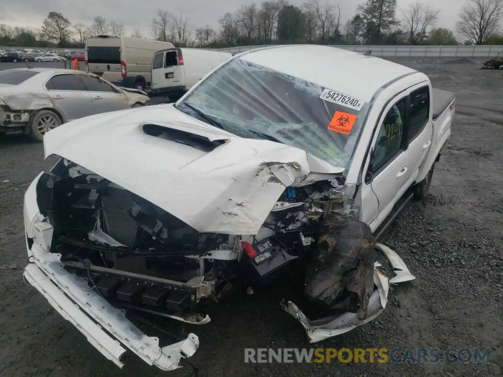 2 Photograph of a damaged car 3TMCZ5AN0KM224184 TOYOTA TACOMA 2019