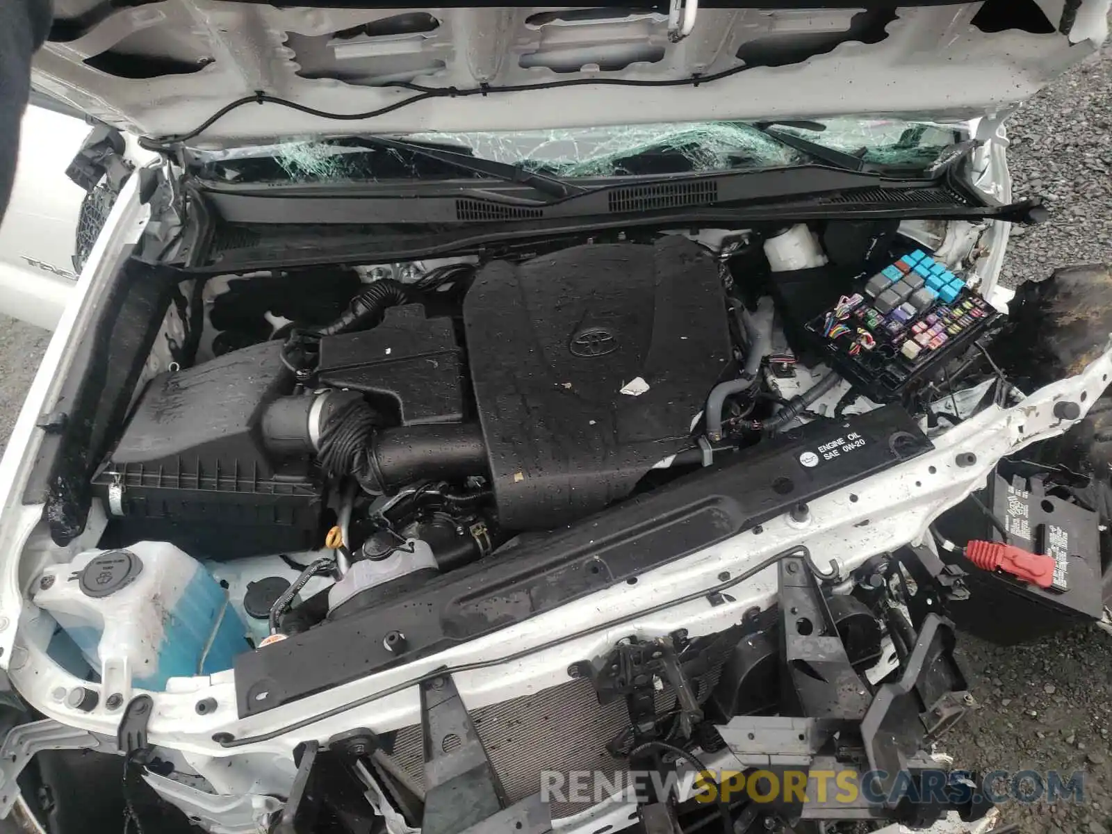 7 Photograph of a damaged car 3TMCZ5AN0KM224184 TOYOTA TACOMA 2019