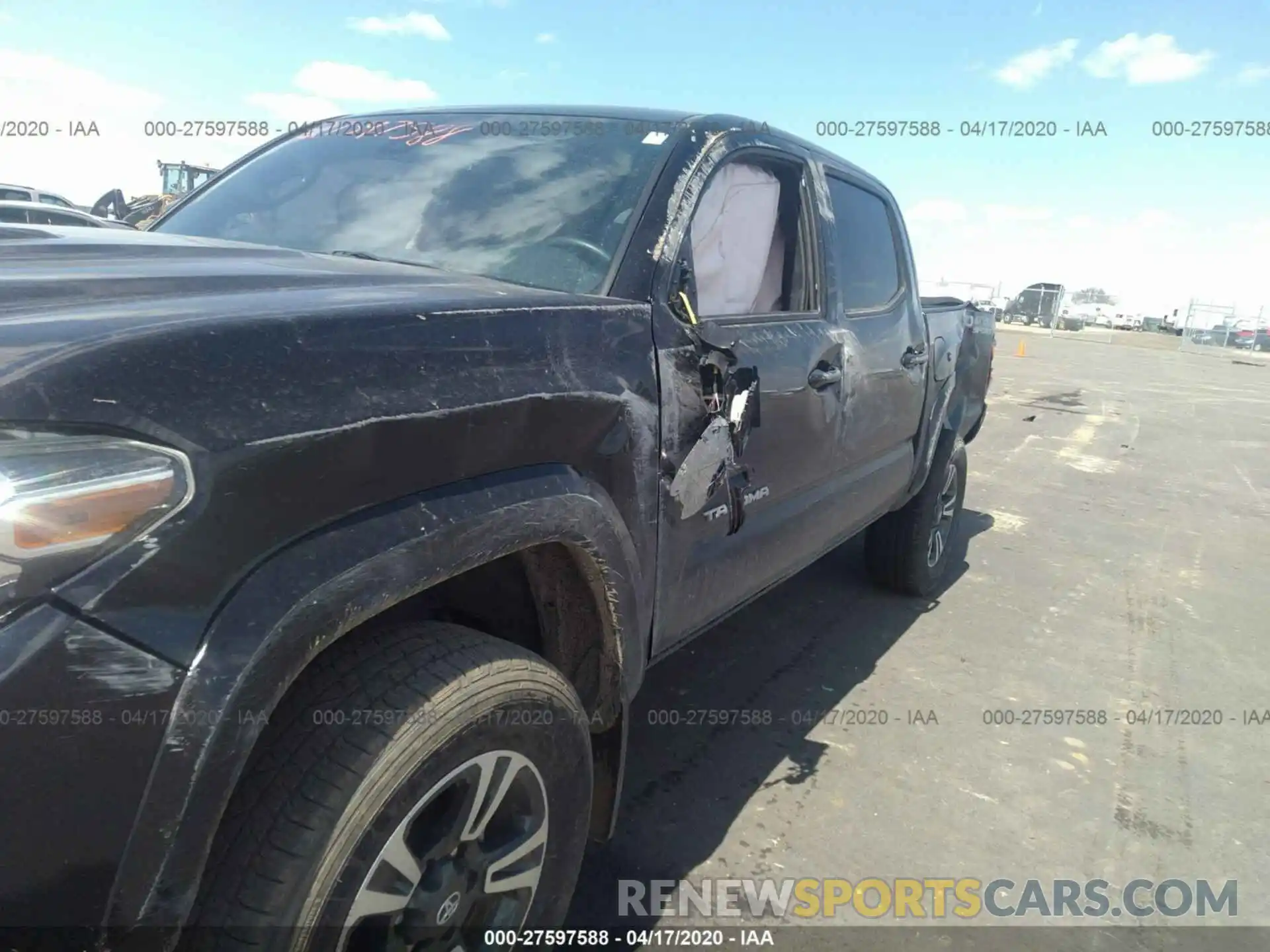 6 Photograph of a damaged car 3TMCZ5AN0KM225285 TOYOTA TACOMA 2019