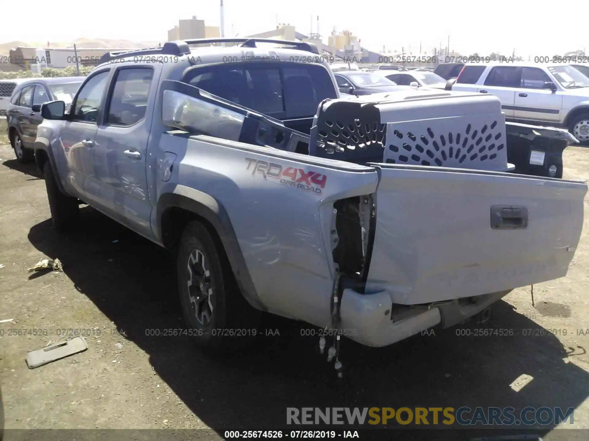 3 Photograph of a damaged car 3TMCZ5AN0KM226811 TOYOTA TACOMA 2019