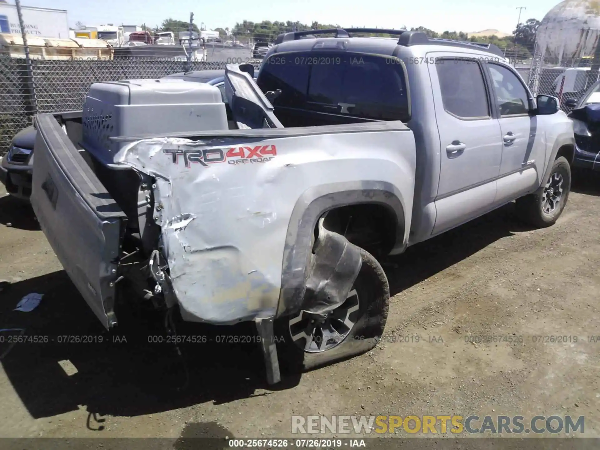 4 Photograph of a damaged car 3TMCZ5AN0KM226811 TOYOTA TACOMA 2019