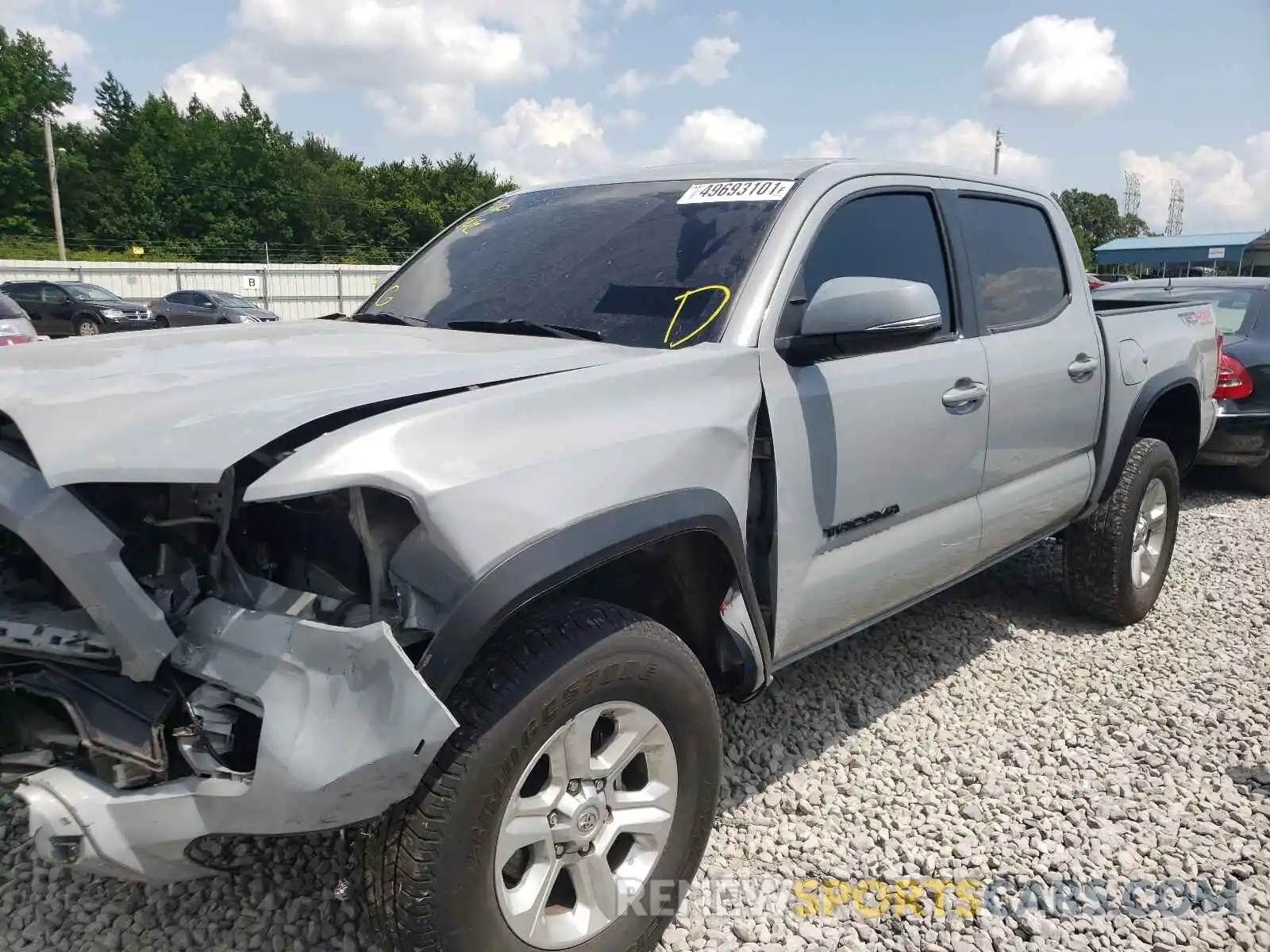 2 Photograph of a damaged car 3TMCZ5AN0KM229319 TOYOTA TACOMA 2019