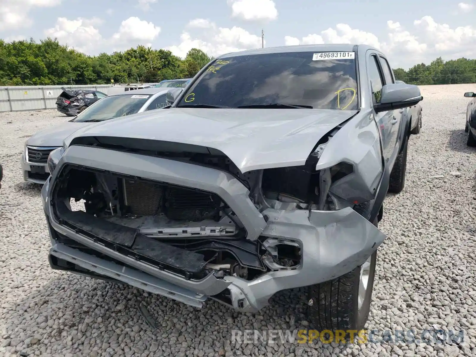 9 Photograph of a damaged car 3TMCZ5AN0KM229319 TOYOTA TACOMA 2019