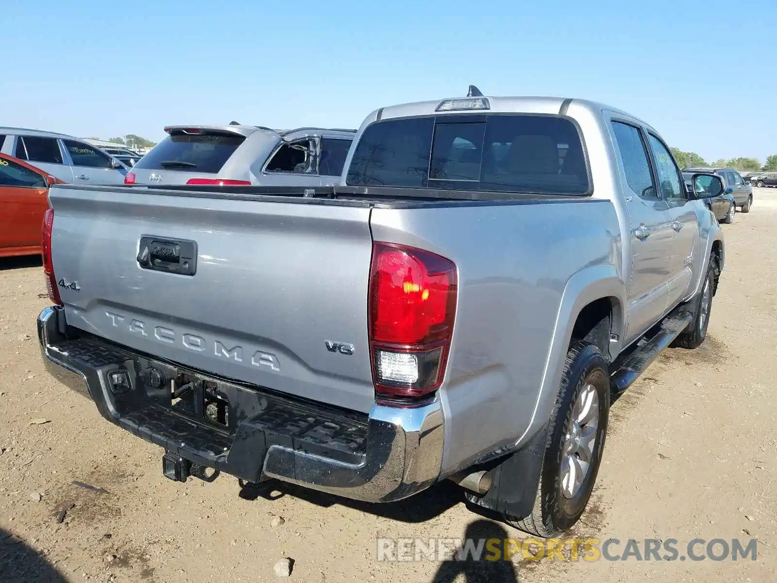 4 Photograph of a damaged car 3TMCZ5AN0KM230843 TOYOTA TACOMA 2019