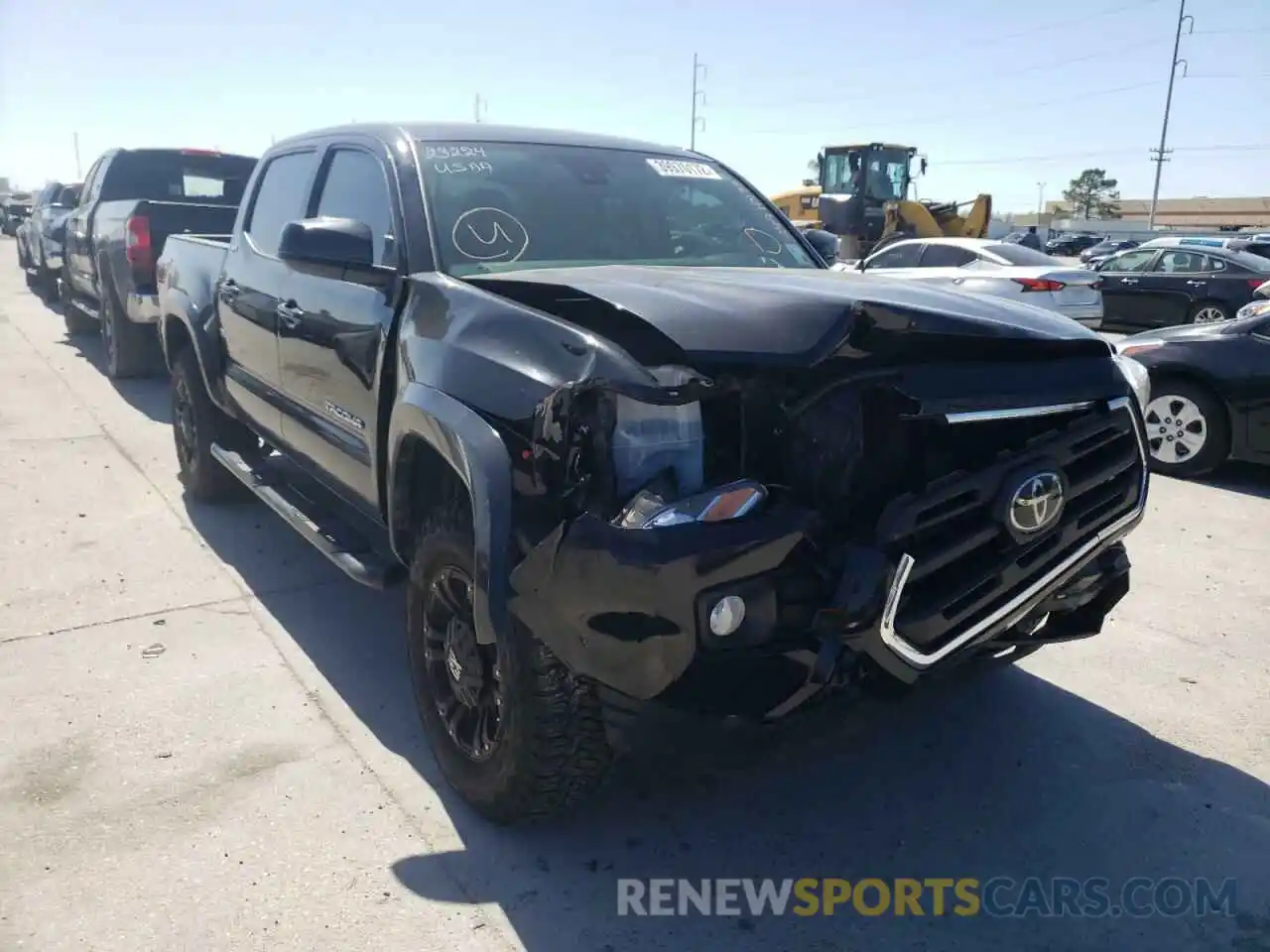 1 Photograph of a damaged car 3TMCZ5AN0KM234522 TOYOTA TACOMA 2019