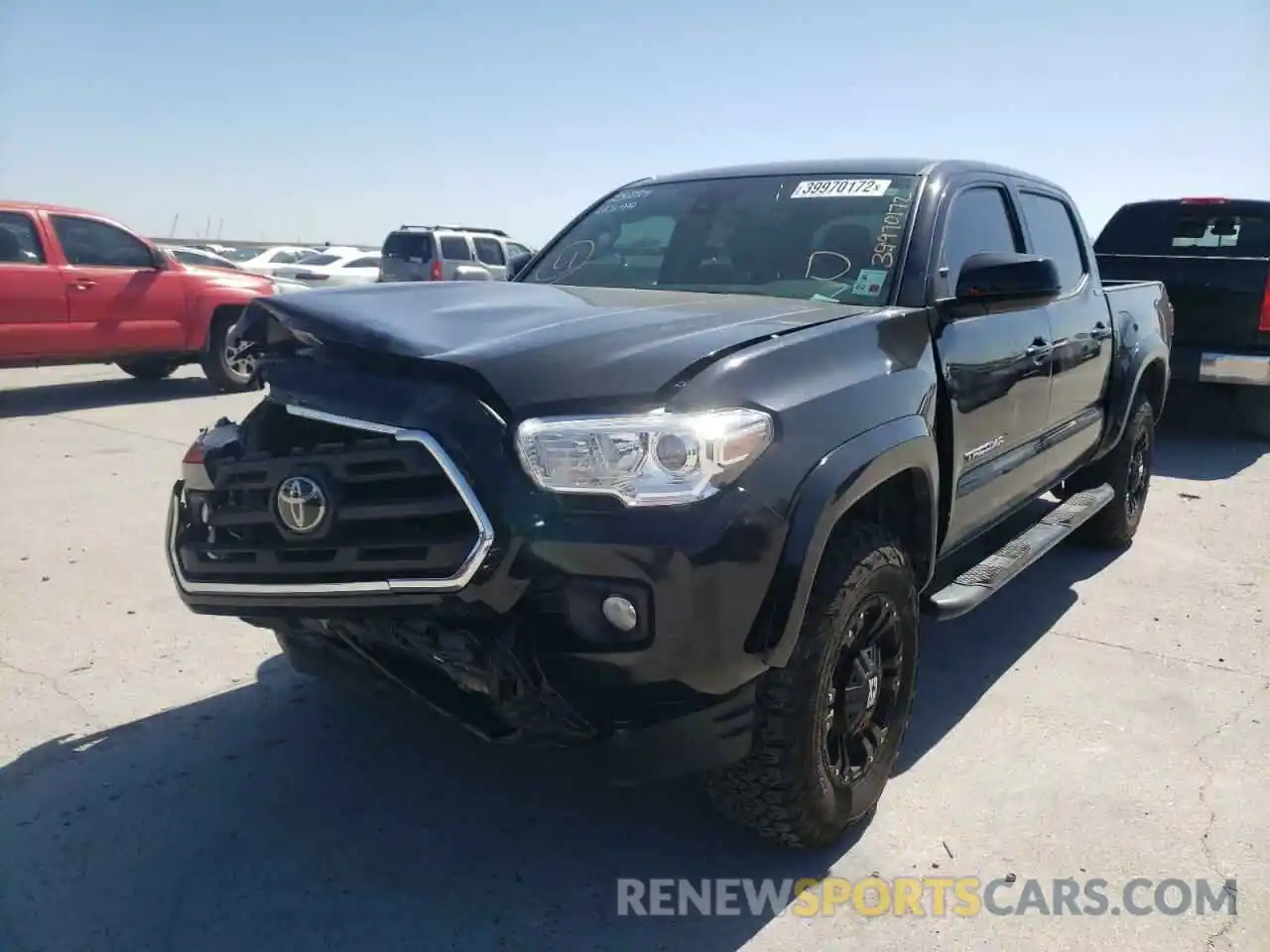 2 Photograph of a damaged car 3TMCZ5AN0KM234522 TOYOTA TACOMA 2019