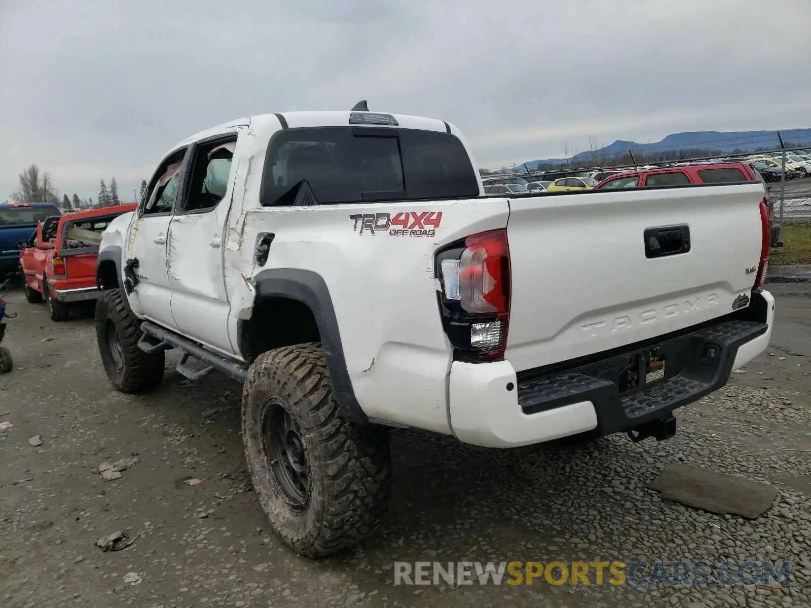 3 Photograph of a damaged car 3TMCZ5AN0KM236013 TOYOTA TACOMA 2019