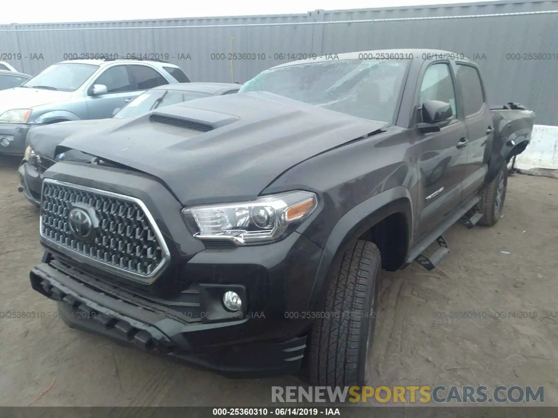 2 Photograph of a damaged car 3TMCZ5AN0KM236710 TOYOTA TACOMA 2019