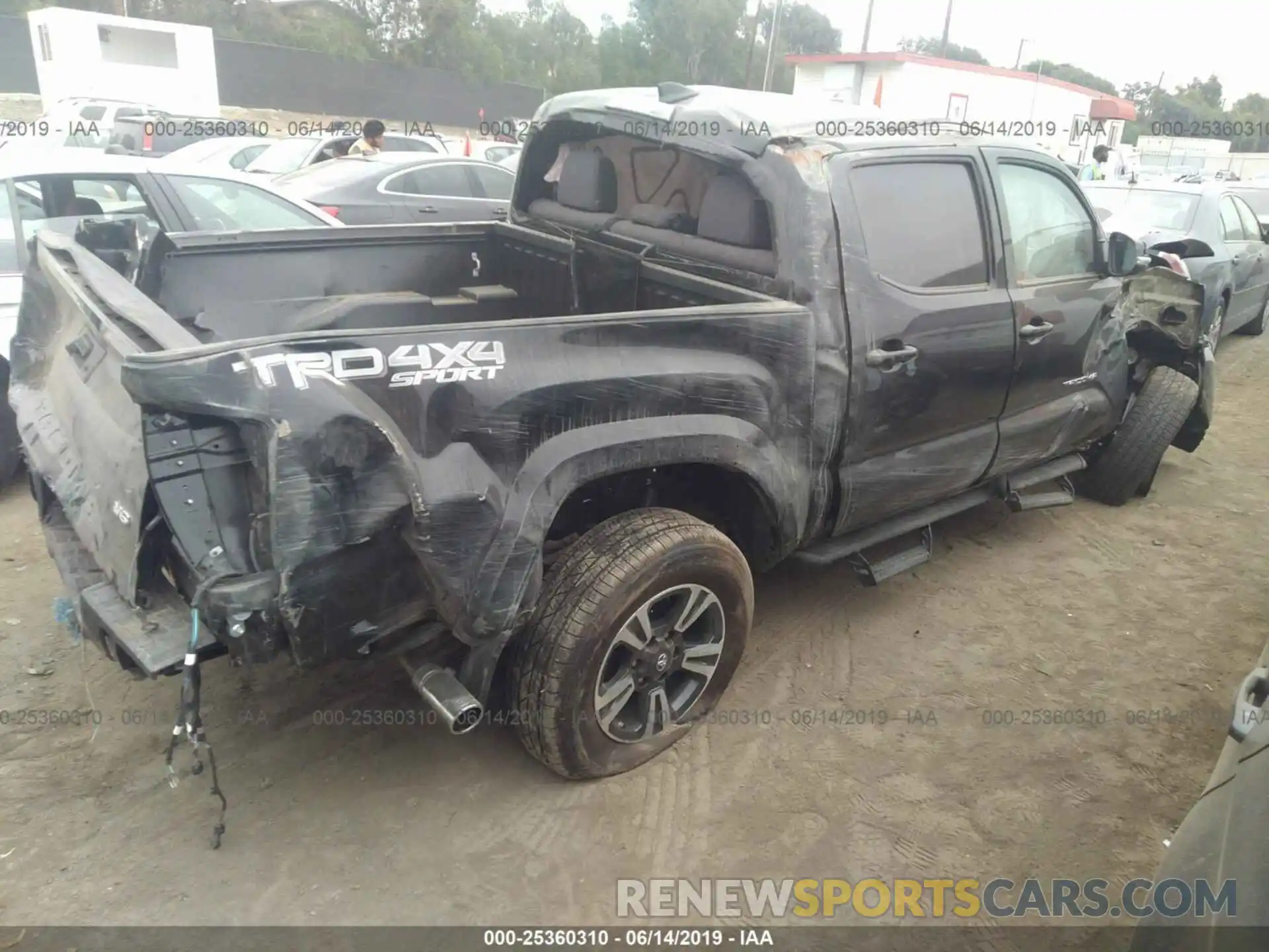 6 Photograph of a damaged car 3TMCZ5AN0KM236710 TOYOTA TACOMA 2019