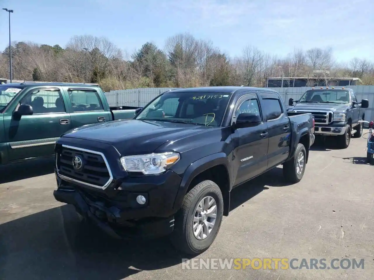 2 Photograph of a damaged car 3TMCZ5AN0KM237775 TOYOTA TACOMA 2019