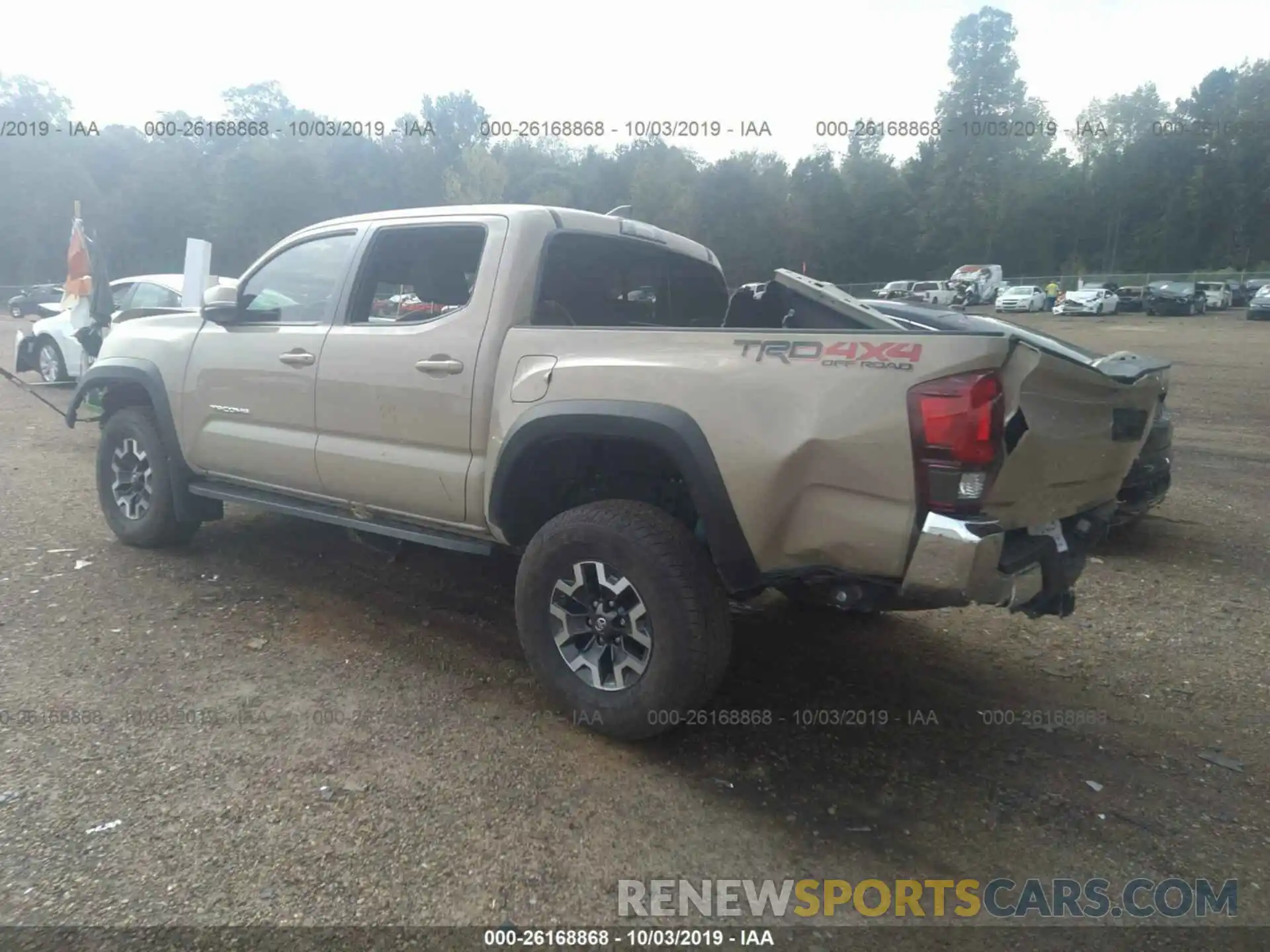 3 Photograph of a damaged car 3TMCZ5AN0KM241390 TOYOTA TACOMA 2019