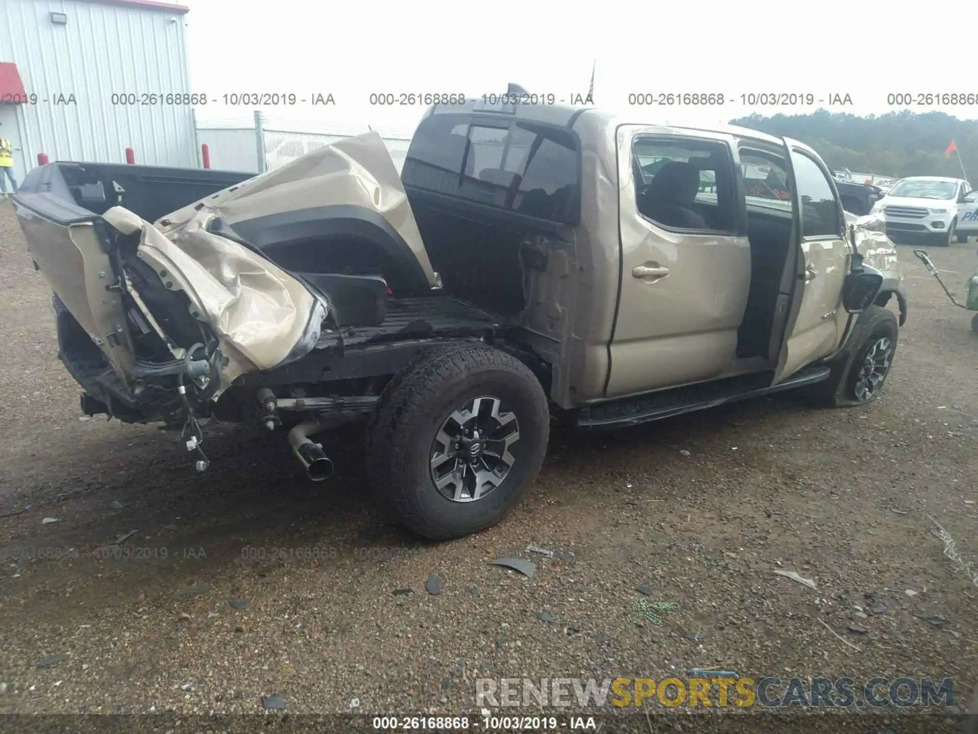 4 Photograph of a damaged car 3TMCZ5AN0KM241390 TOYOTA TACOMA 2019