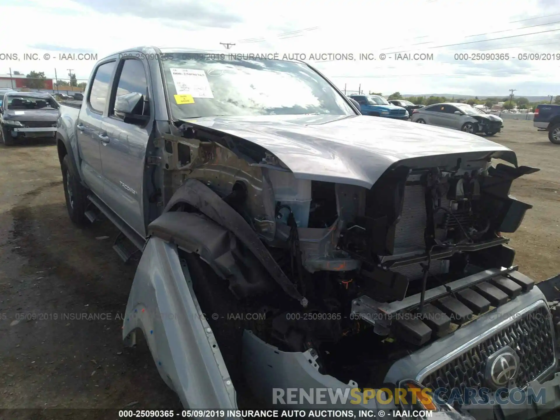 6 Photograph of a damaged car 3TMCZ5AN0KM241437 TOYOTA TACOMA 2019