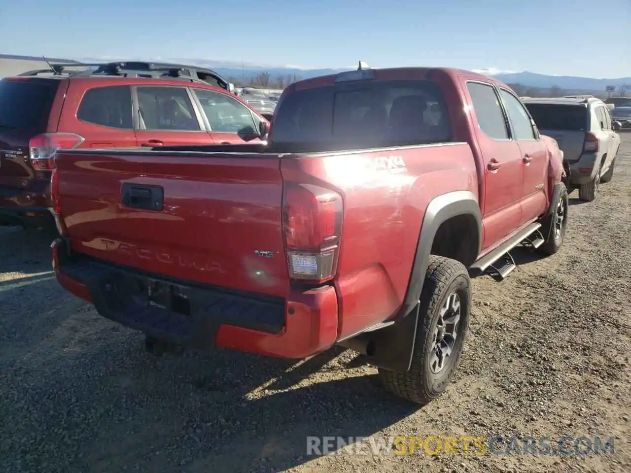 4 Photograph of a damaged car 3TMCZ5AN0KM245147 TOYOTA TACOMA 2019