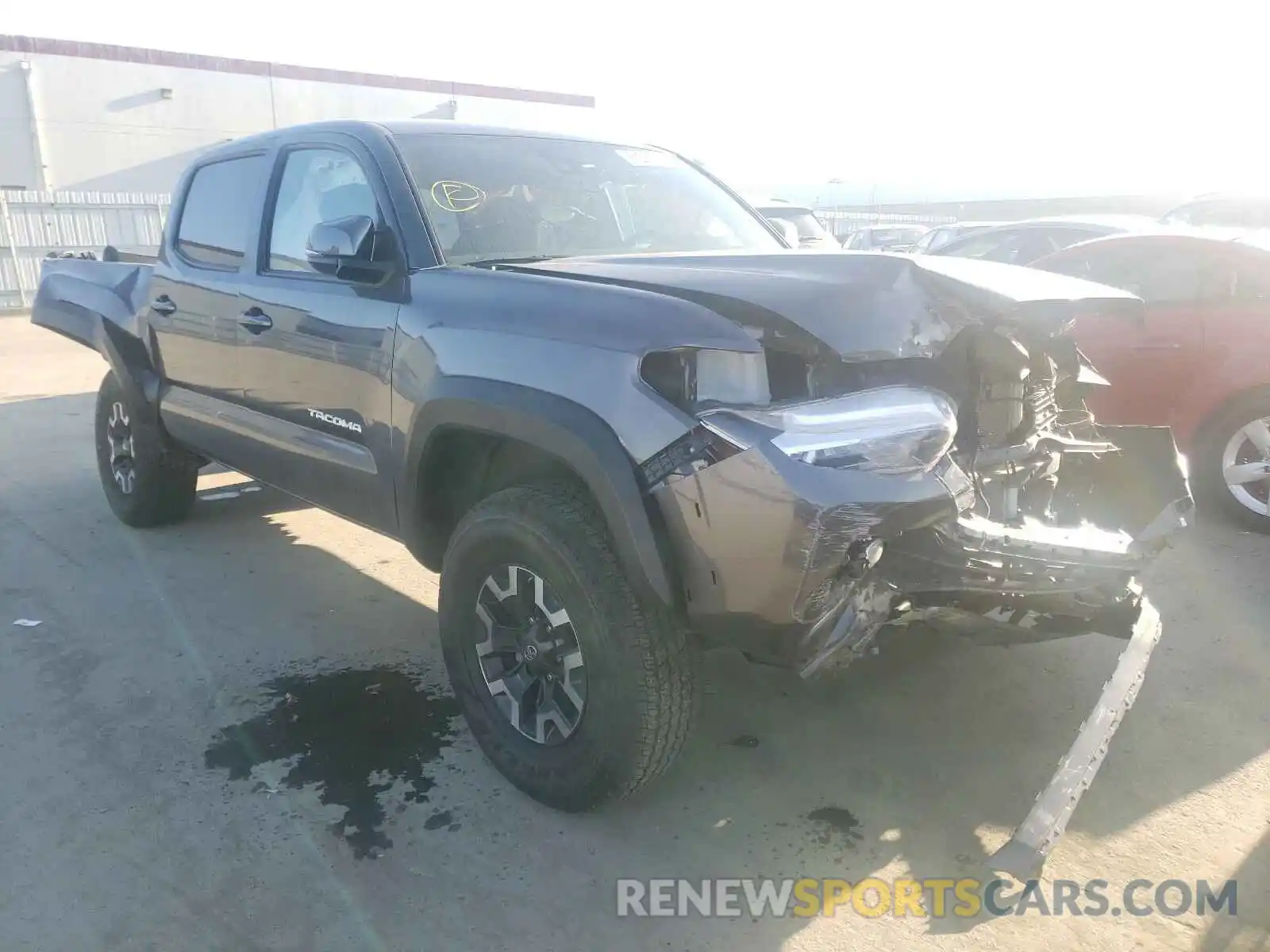 1 Photograph of a damaged car 3TMCZ5AN0KM246878 TOYOTA TACOMA 2019