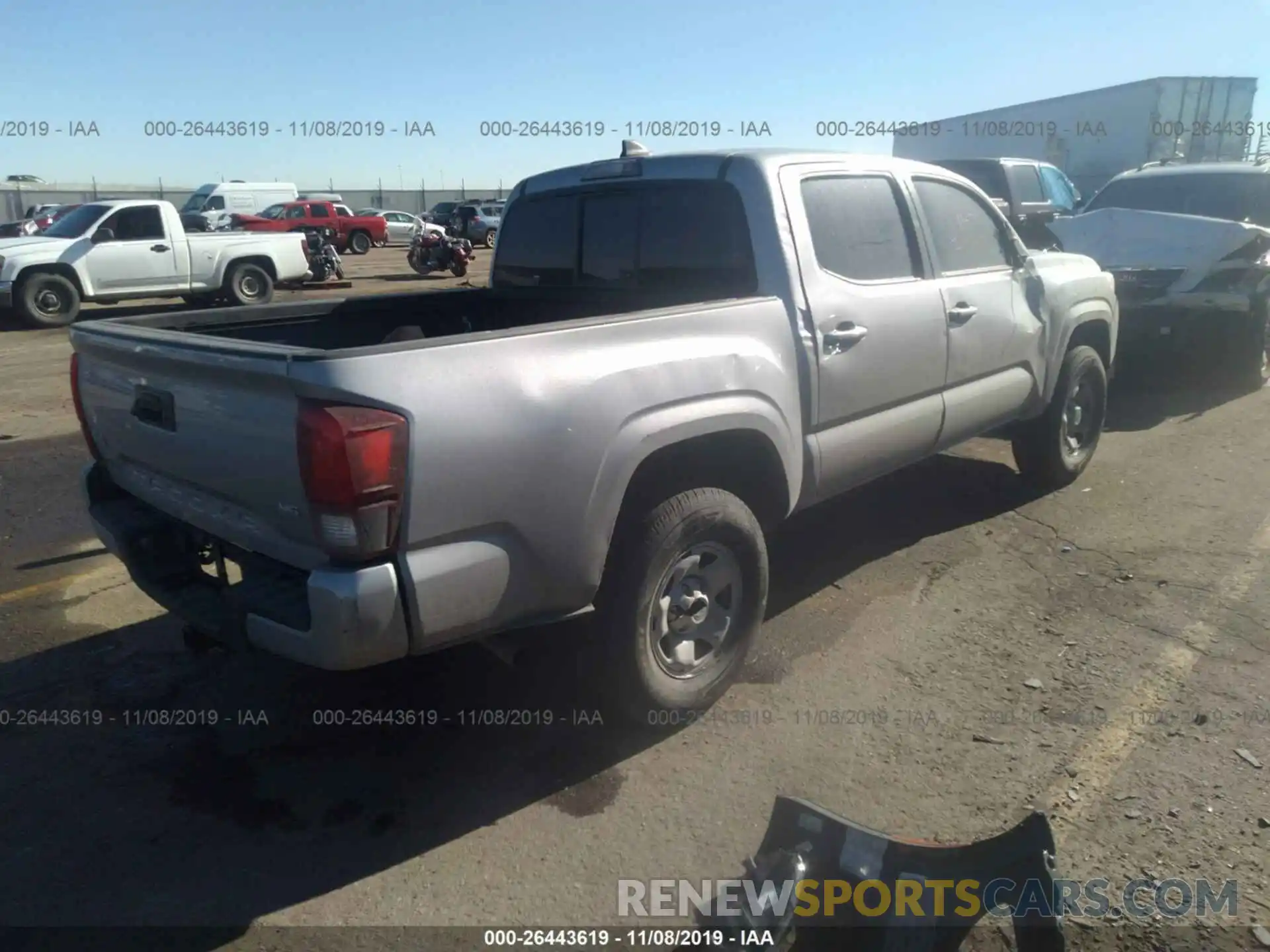 4 Photograph of a damaged car 3TMCZ5AN0KM249828 TOYOTA TACOMA 2019