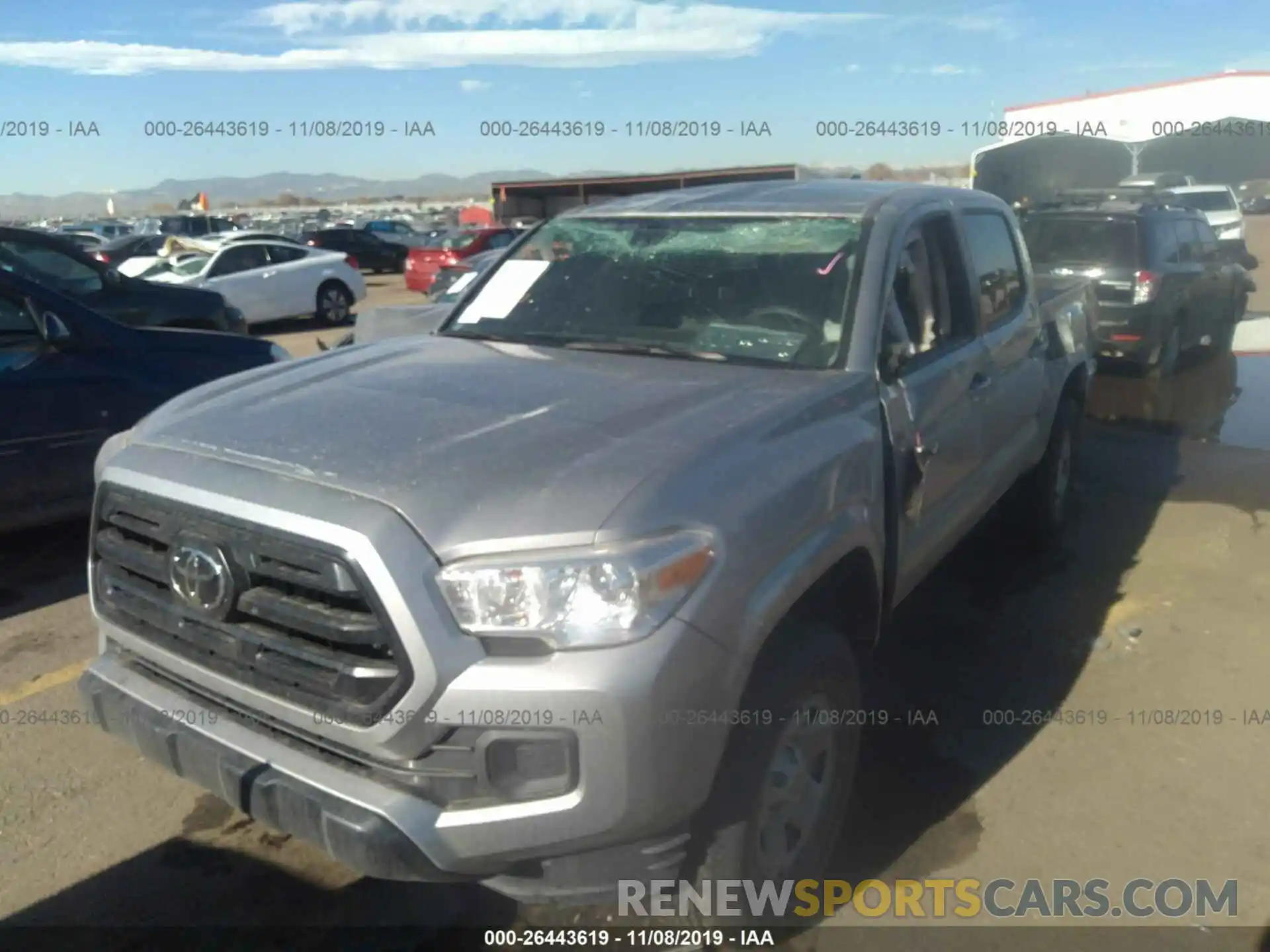 6 Фотография поврежденного автомобиля 3TMCZ5AN0KM249828 TOYOTA TACOMA 2019