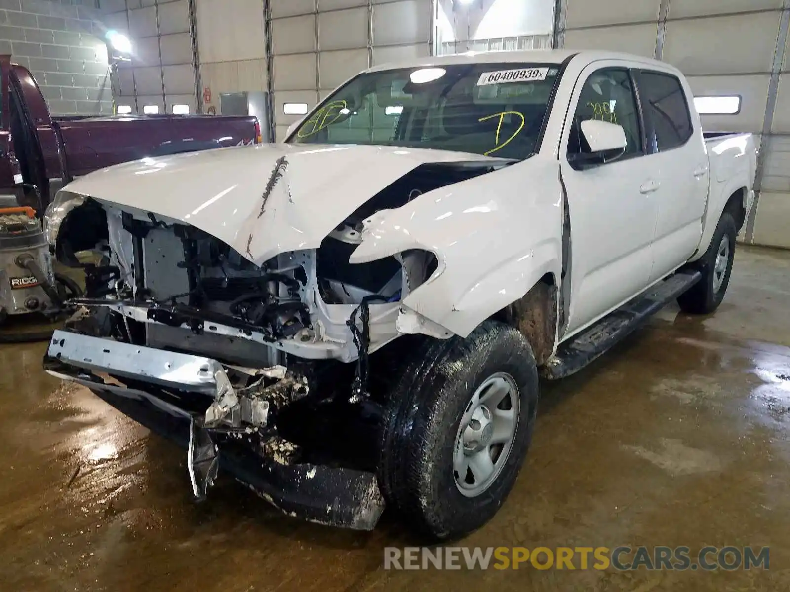 2 Photograph of a damaged car 3TMCZ5AN0KM250588 TOYOTA TACOMA 2019