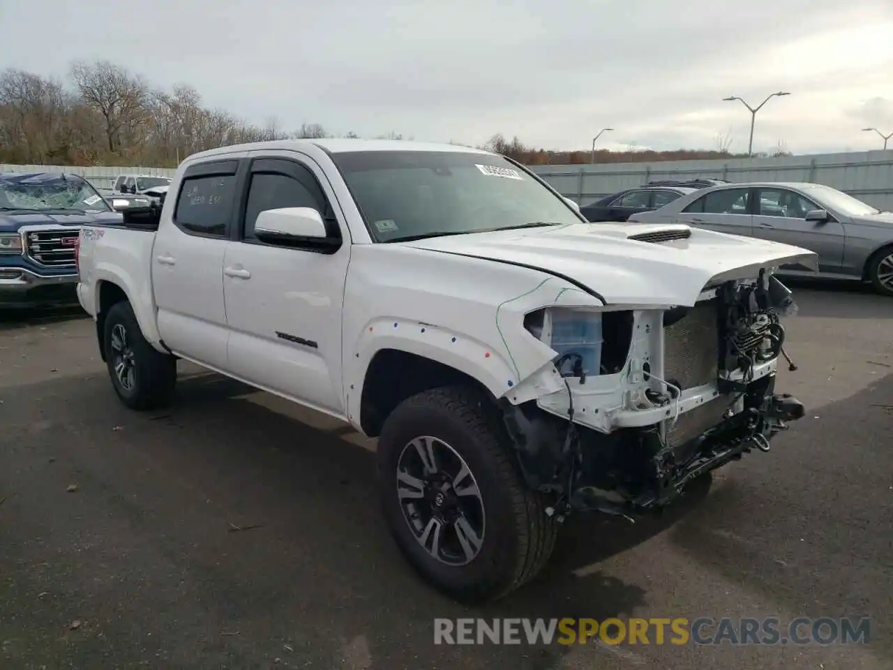 1 Photograph of a damaged car 3TMCZ5AN0KM250719 TOYOTA TACOMA 2019