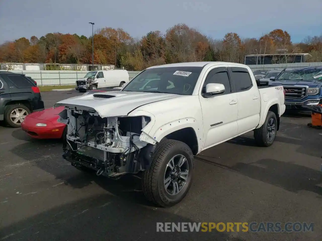 2 Photograph of a damaged car 3TMCZ5AN0KM250719 TOYOTA TACOMA 2019