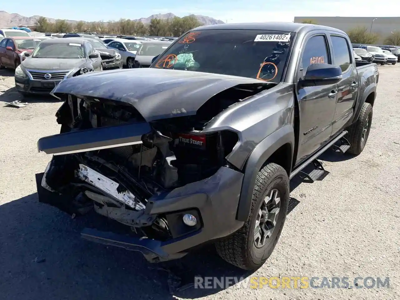 2 Photograph of a damaged car 3TMCZ5AN0KM253331 TOYOTA TACOMA 2019