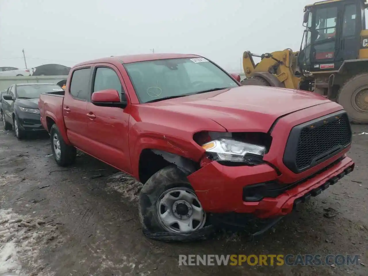 1 Photograph of a damaged car 3TMCZ5AN0KM254138 TOYOTA TACOMA 2019