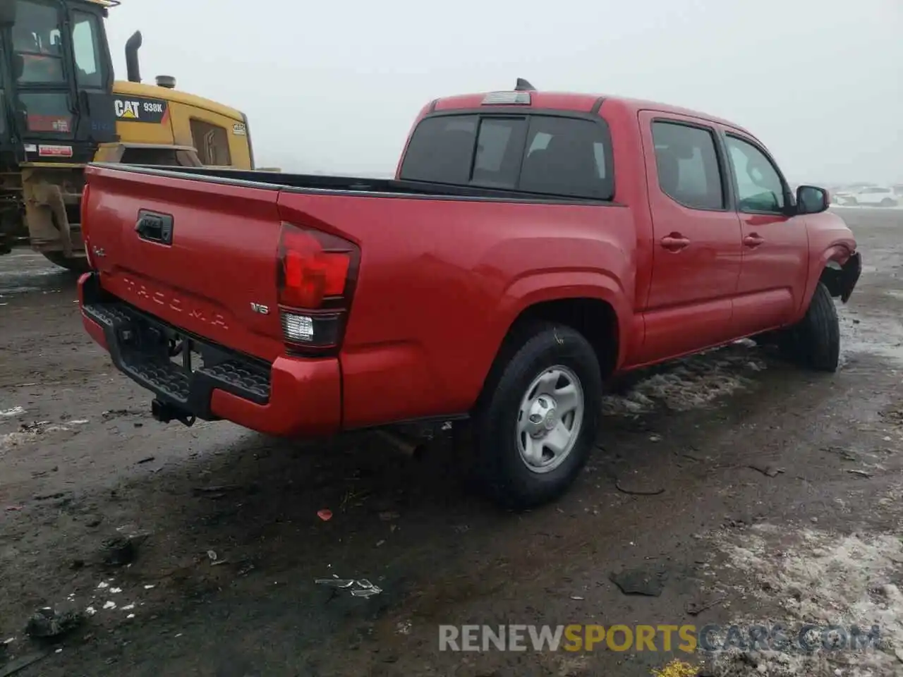 4 Photograph of a damaged car 3TMCZ5AN0KM254138 TOYOTA TACOMA 2019