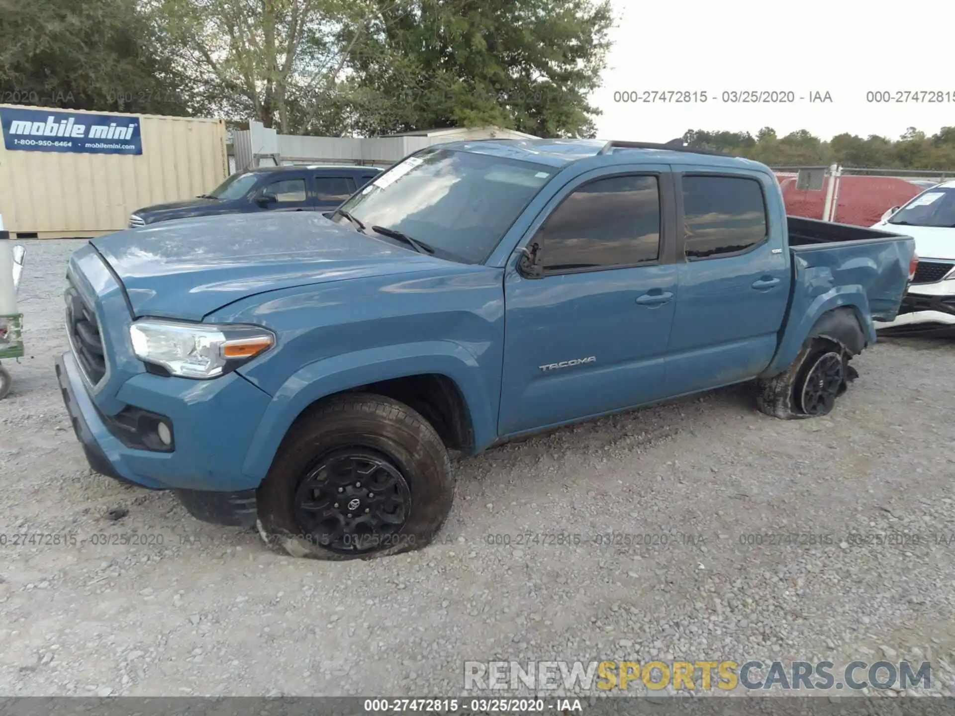 2 Photograph of a damaged car 3TMCZ5AN0KM258156 TOYOTA TACOMA 2019