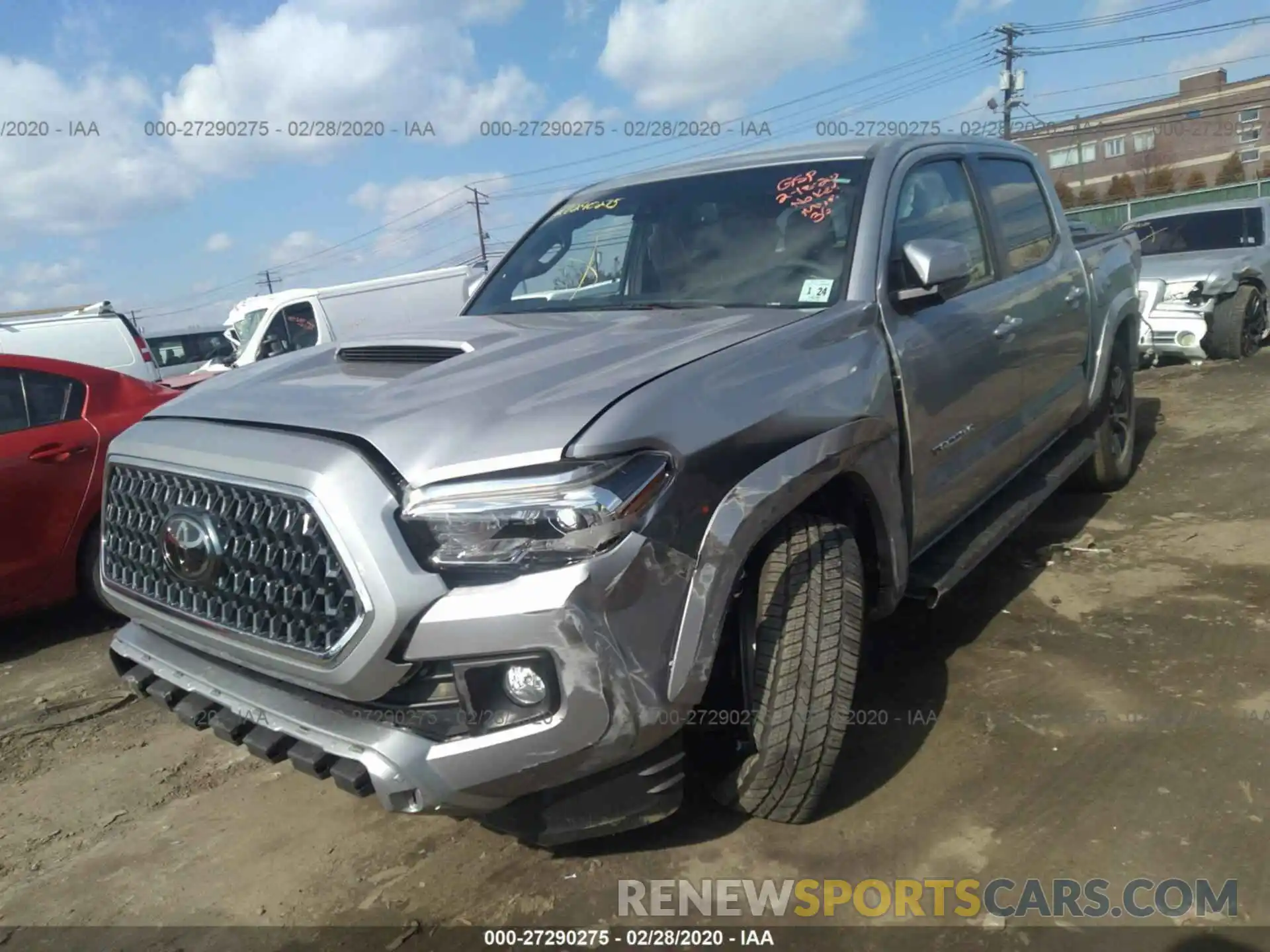 2 Photograph of a damaged car 3TMCZ5AN0KM264460 TOYOTA TACOMA 2019