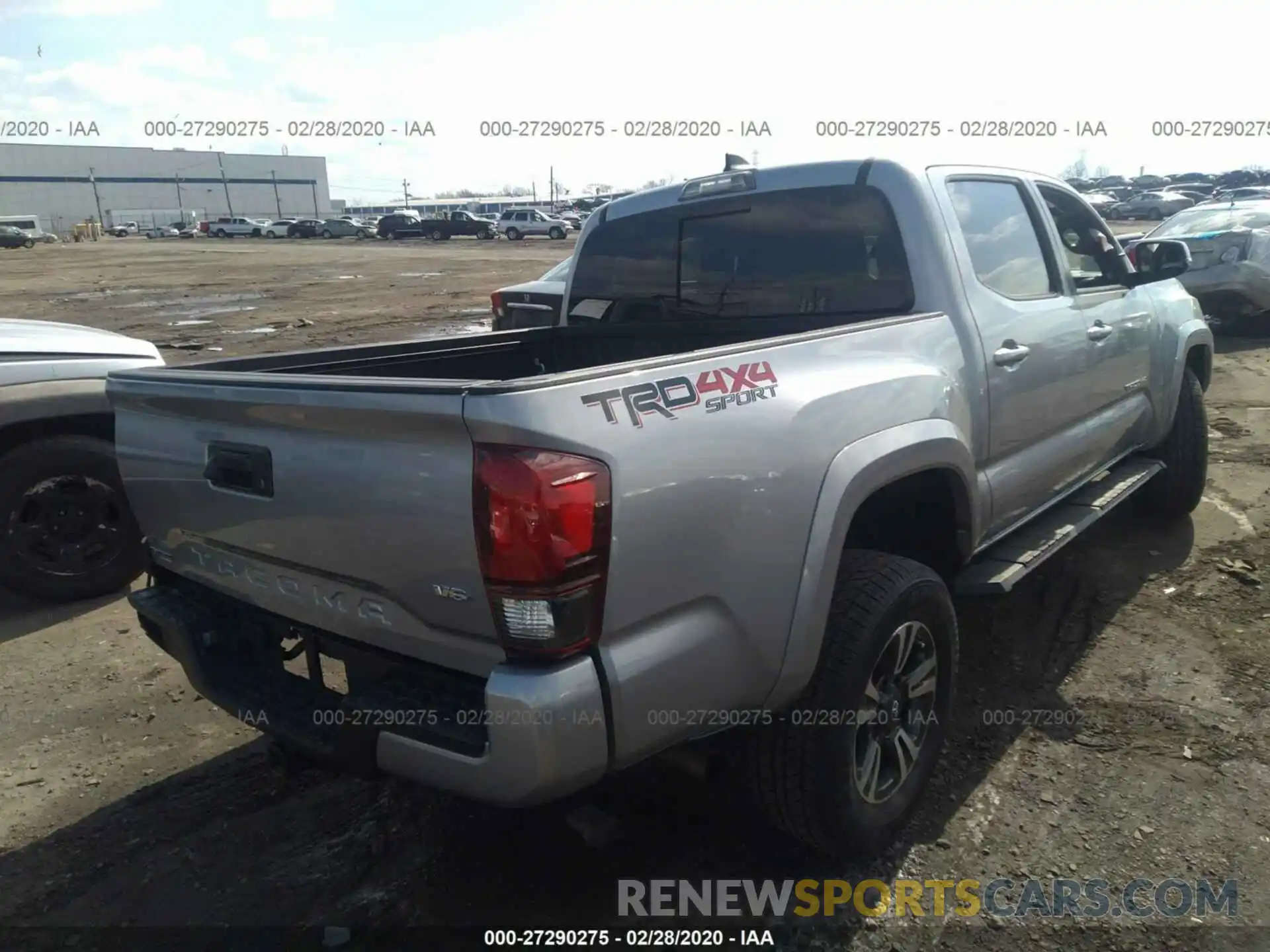 4 Фотография поврежденного автомобиля 3TMCZ5AN0KM264460 TOYOTA TACOMA 2019