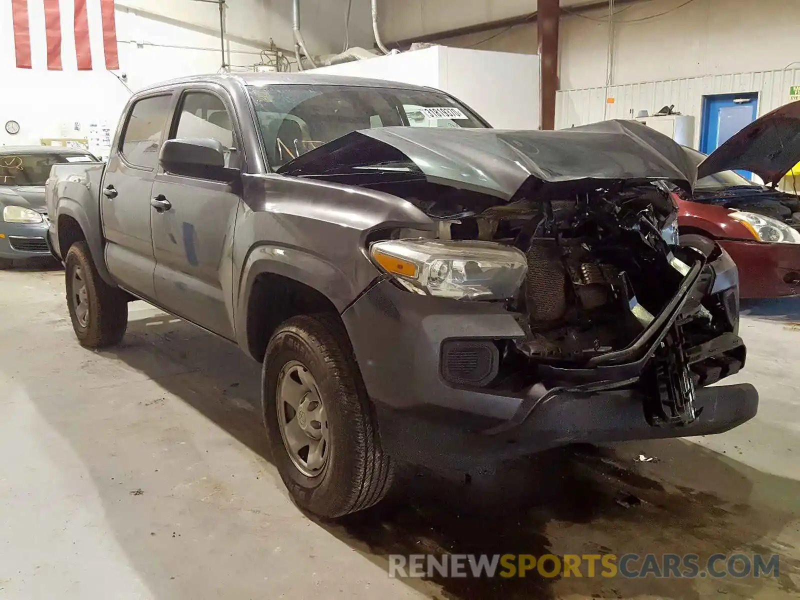 1 Photograph of a damaged car 3TMCZ5AN0KM267665 TOYOTA TACOMA 2019