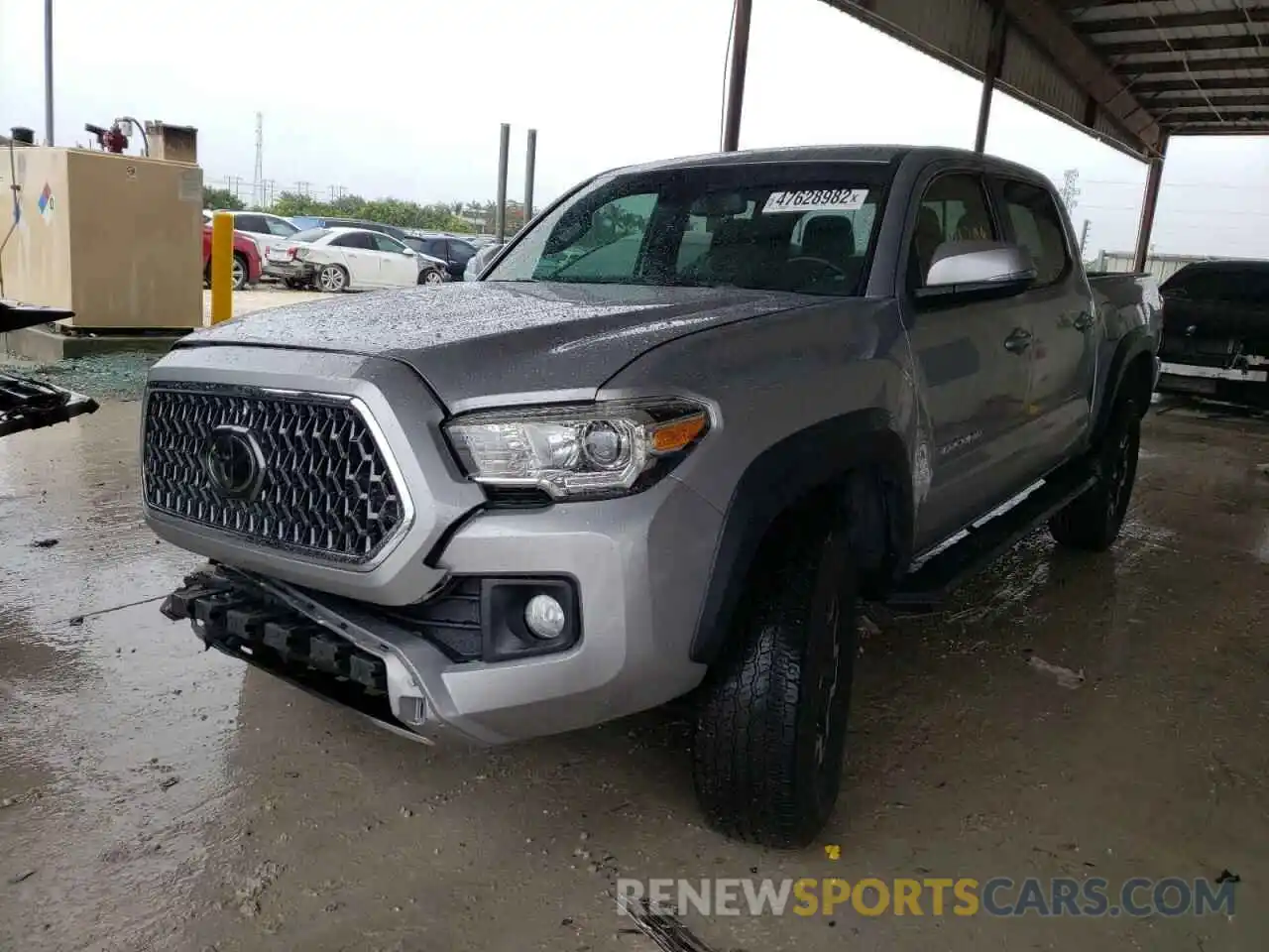 2 Photograph of a damaged car 3TMCZ5AN0KM268413 TOYOTA TACOMA 2019