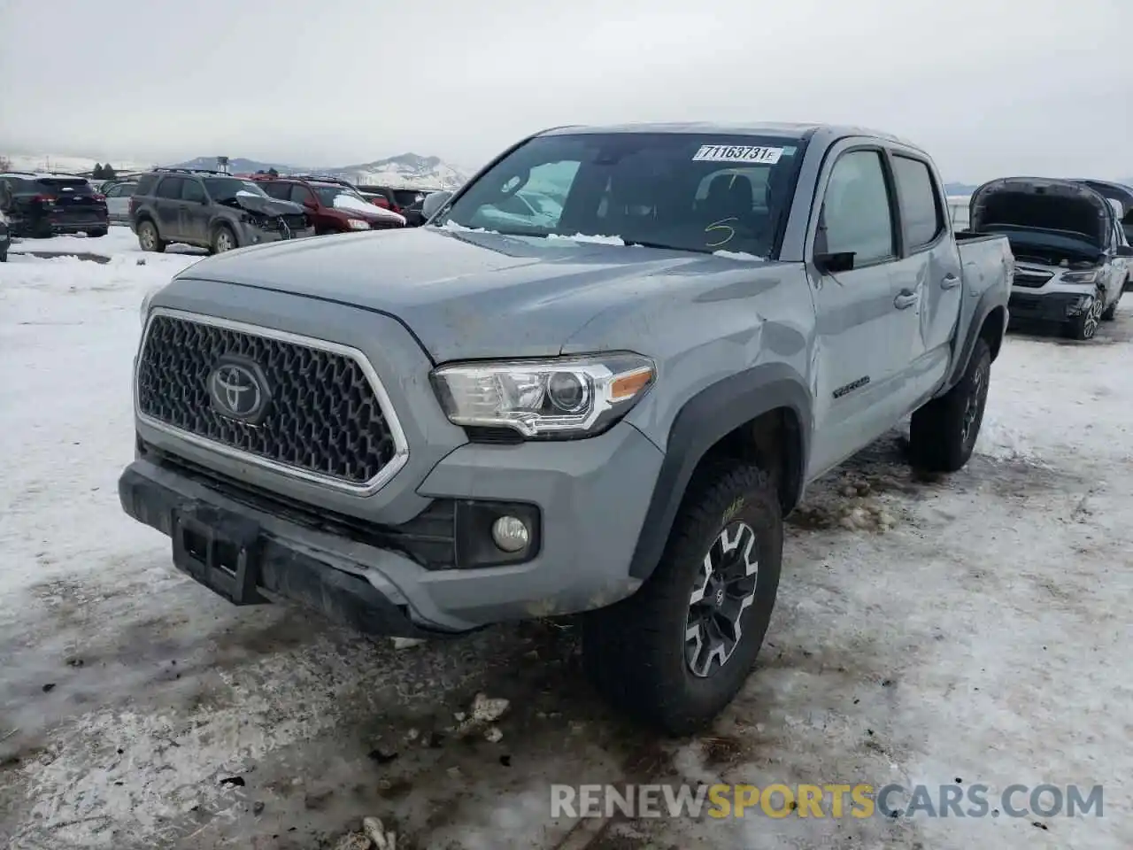 2 Photograph of a damaged car 3TMCZ5AN0KM269660 TOYOTA TACOMA 2019