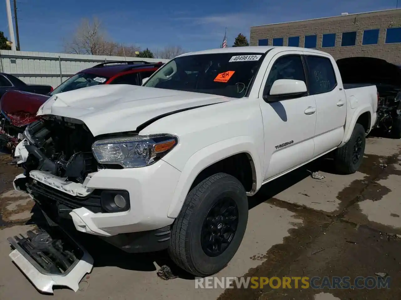 2 Photograph of a damaged car 3TMCZ5AN0KM271537 TOYOTA TACOMA 2019