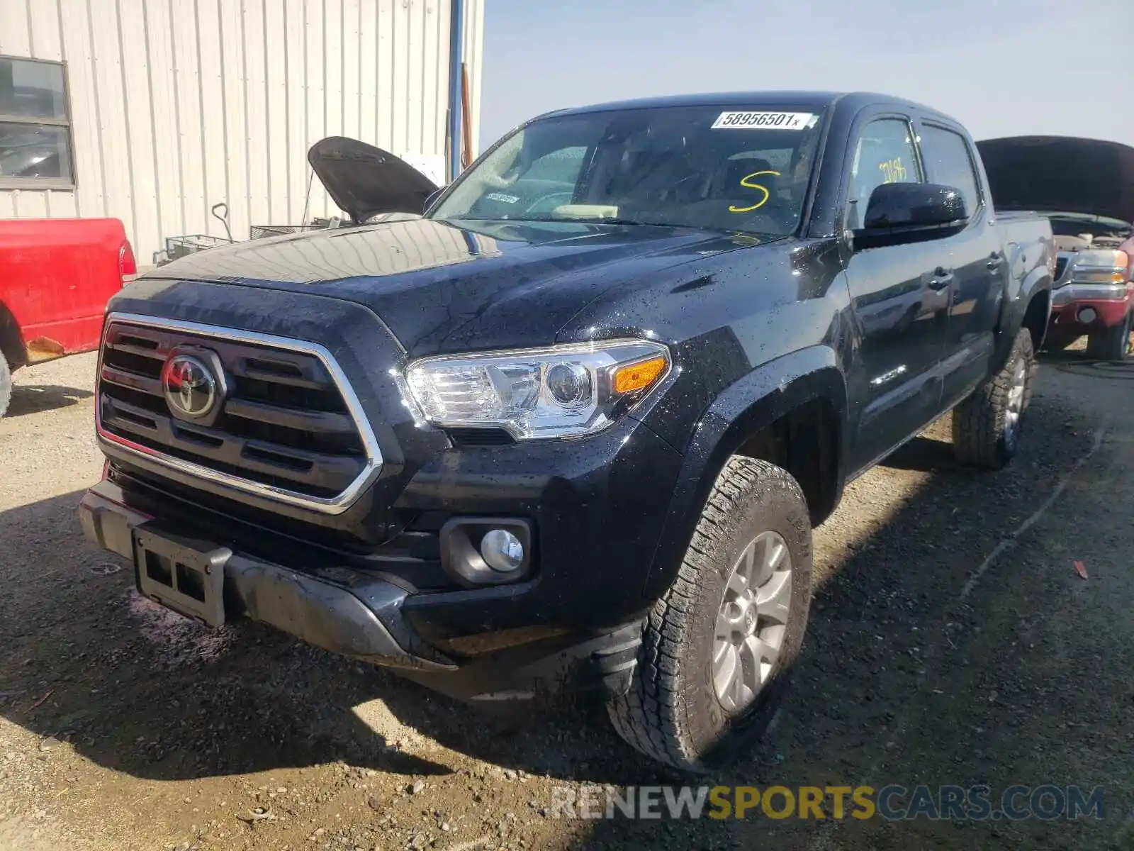 2 Photograph of a damaged car 3TMCZ5AN0KM271554 TOYOTA TACOMA 2019