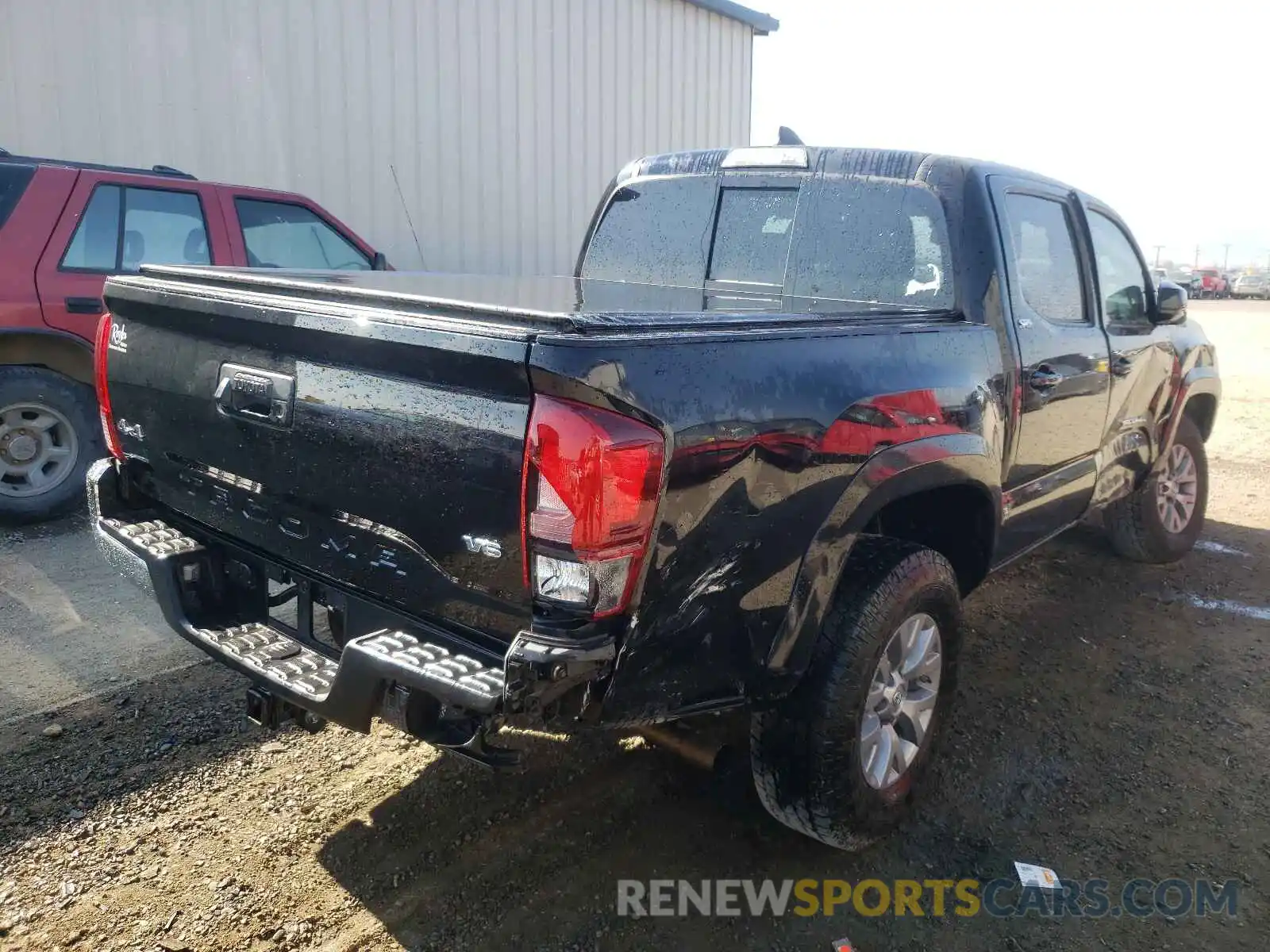 4 Photograph of a damaged car 3TMCZ5AN0KM271554 TOYOTA TACOMA 2019