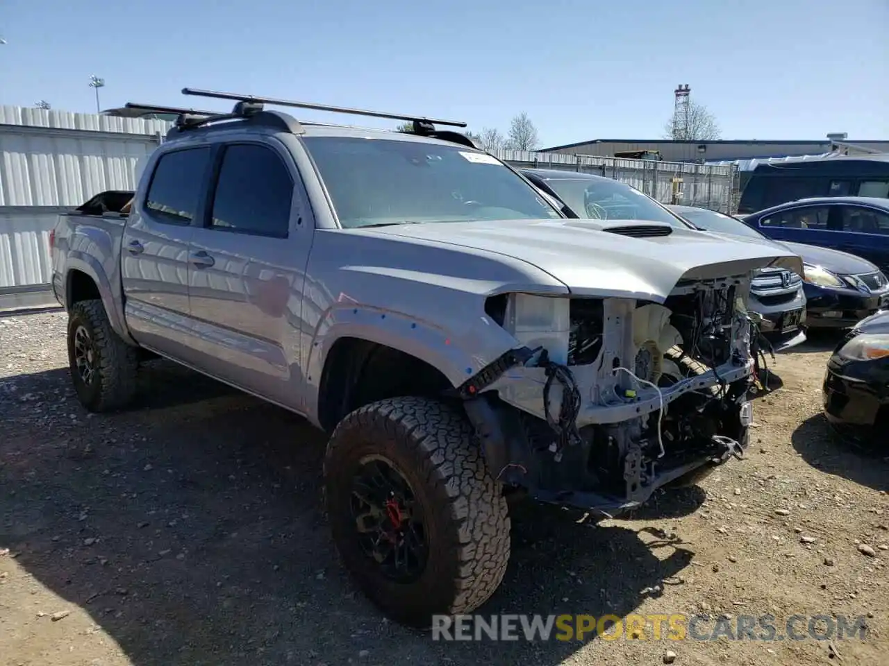 1 Photograph of a damaged car 3TMCZ5AN0KM271666 TOYOTA TACOMA 2019