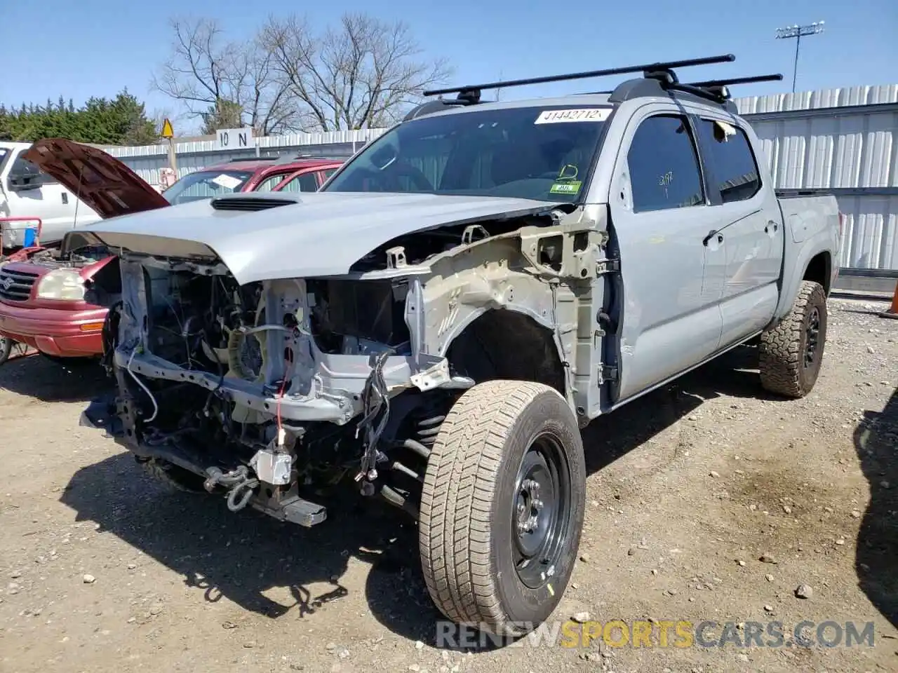 2 Photograph of a damaged car 3TMCZ5AN0KM271666 TOYOTA TACOMA 2019