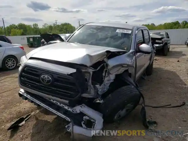 2 Photograph of a damaged car 3TMCZ5AN0KM272736 TOYOTA TACOMA 2019